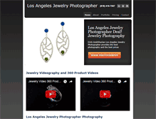 Tablet Screenshot of losangelesjewelryphotographer.com